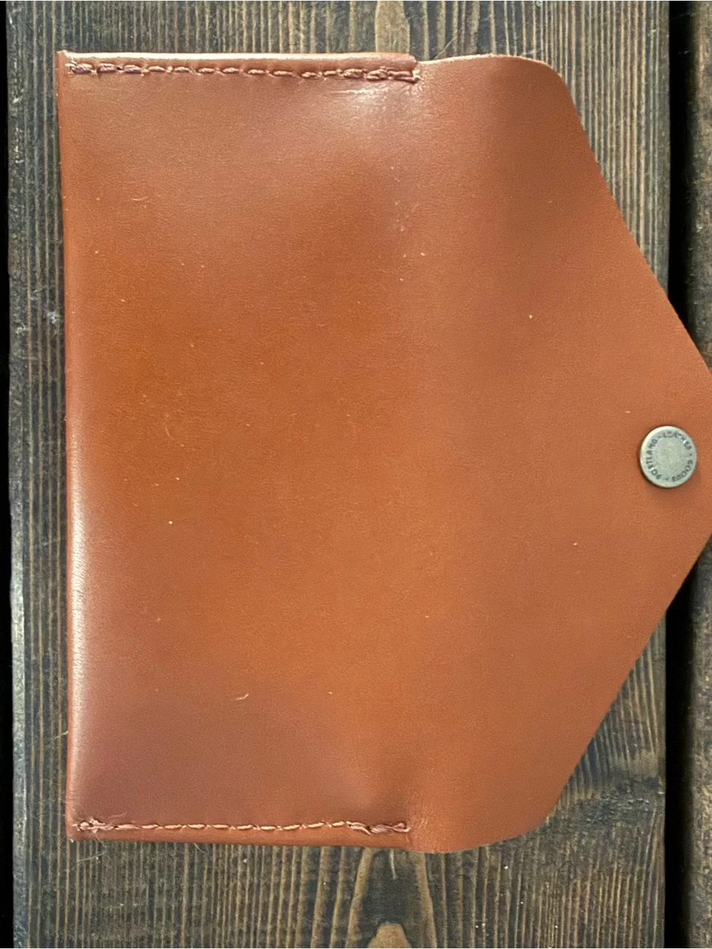 Portland Leather Honey Long zip Envelope Wallet